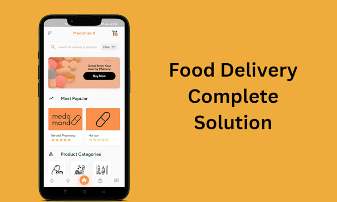 design and develop food delivery app like uber eats