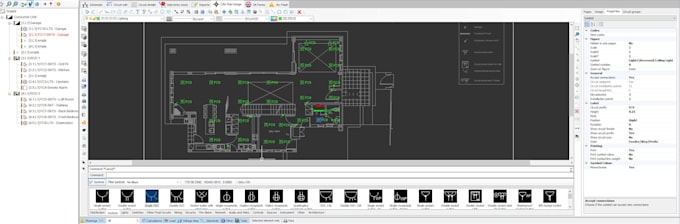 Provide electrical design, calculations, schematics, accessory layouts ...