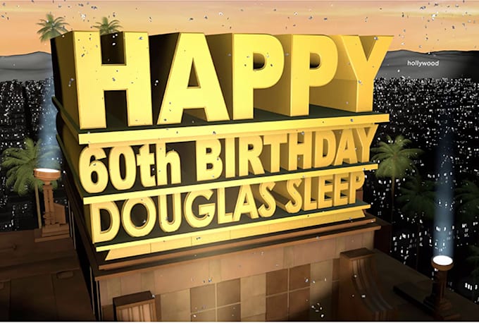 customize a 20th century fox movie intro replica