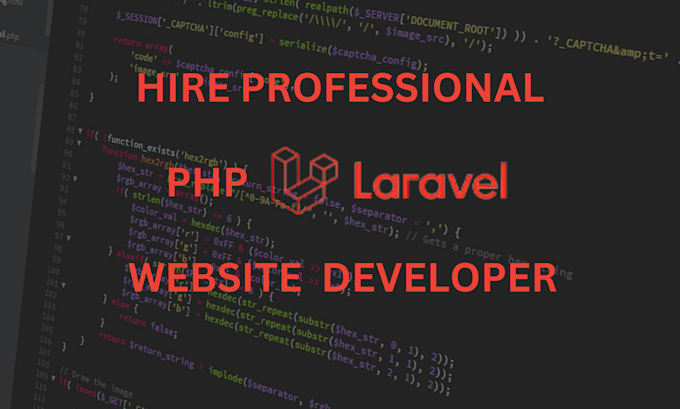 be your PHP laravel website developer or web developer