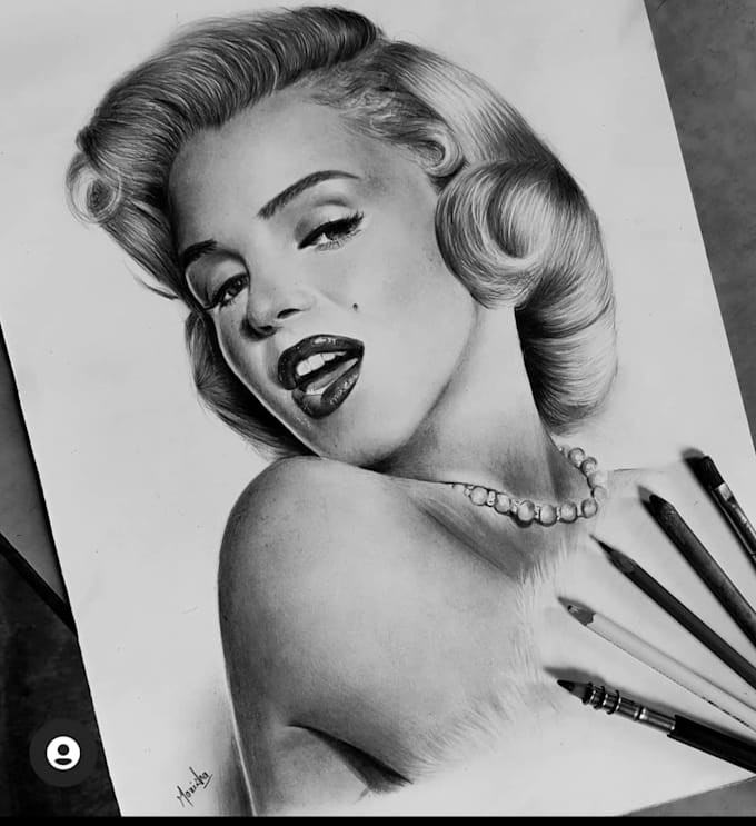 draw realistic handmade  sketch