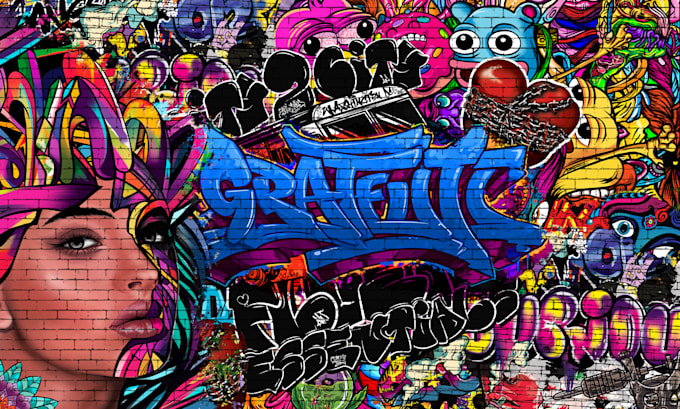 design graffiti designs, murals and wall arts