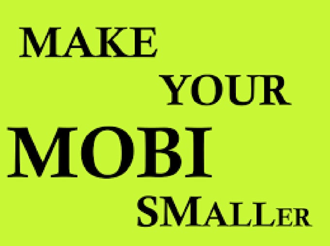 reduce the size of your mobi file