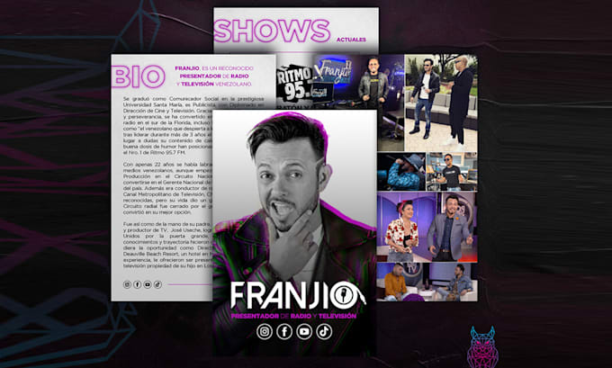 Top 5! I will do graphic design for event poster epk and press kit