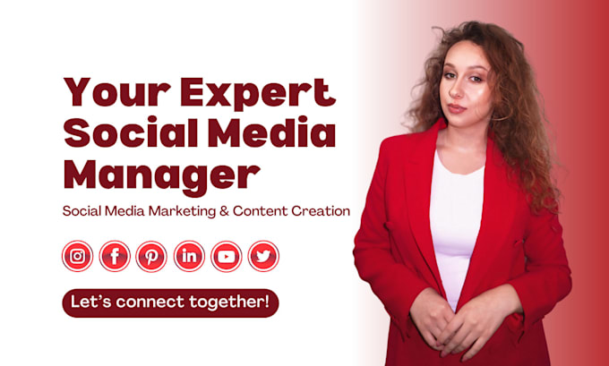 be your social media manager and content creator