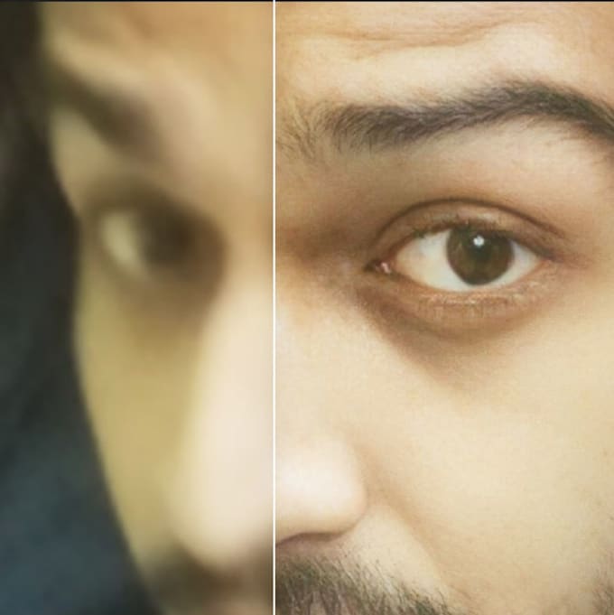 Restore blurry photos, upscale and sharpen using by