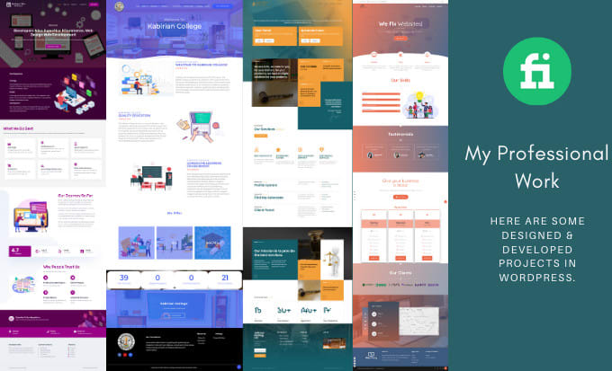 create professional wordpress website design or redesign