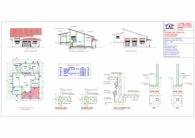 design house plan, architectural, floor plans using autocad