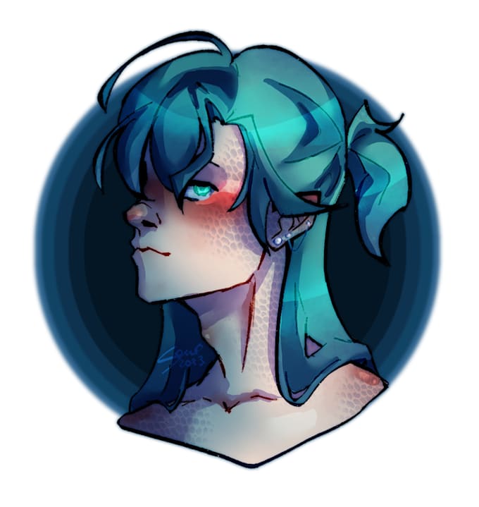 Draft Pfp Draw you a profile picture in my style by Soul_keeper | Fiverr