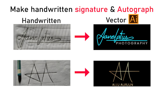 do top rated vector autograph handwritten signature logo