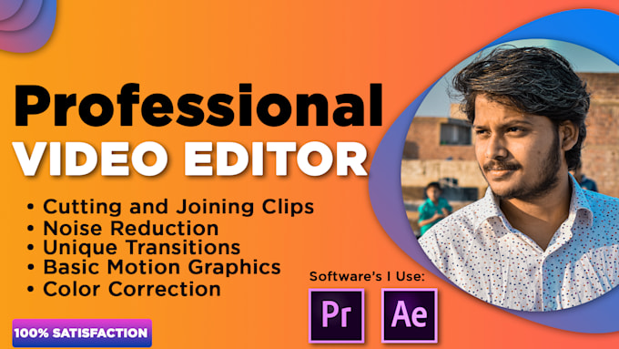 do professional video editing , youtube video editors