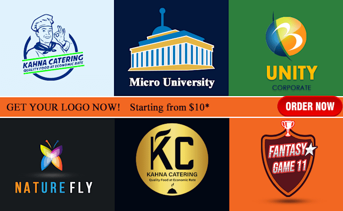 create your custom modern business logo design