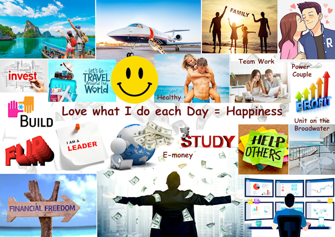 design law of attraction vision boards for you