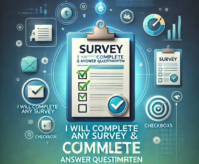 complete any survey and answer questionnaire
