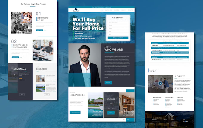 develop your real estate investor or lead generation website in wordpress