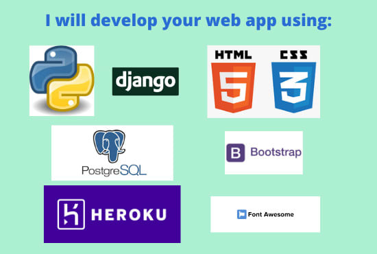 Develop a small web application using python django framework by ...