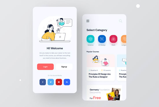 Make mobile app design by Shuvouid | Fiverr
