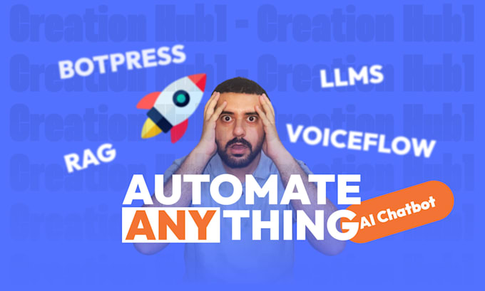 develop ai chatbot using n8n, voiceflow, llm, rag, open ai gpt, botpress