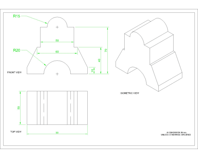 Mechanical part 2D AutoCAD drawing: Điều kỳ diệu của công nghệ đã cho phép chúng ta biến tưởng tượng thành hiện thực với các bản vẽ cơ khí 2D trong AutoCAD. Các chi tiết được thiết kế chính xác và chi tiết sẽ giúp cho các kỹ sư và các chuyên gia cơ khí tận dụng tối đa thời gian và năng lực của mình.
