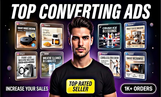 design high converting facebook and meta ad creatives