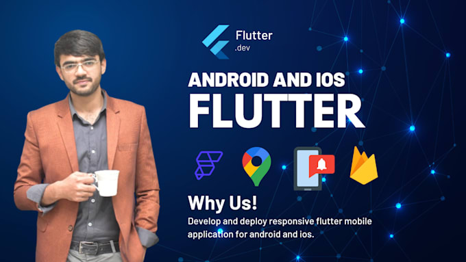 do custom android and ios mobile app development with flutter