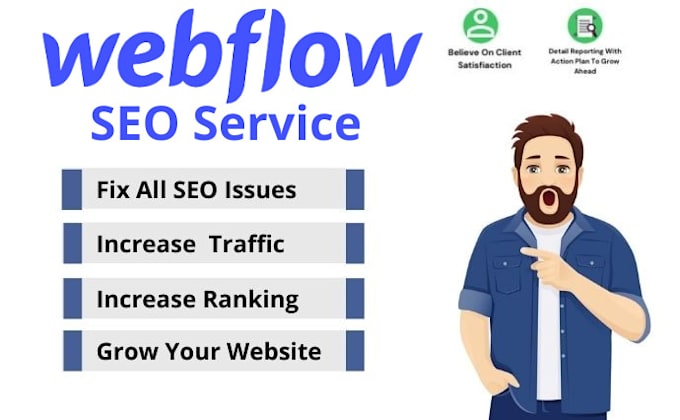 be your webflow SEO expert for increase google ranking