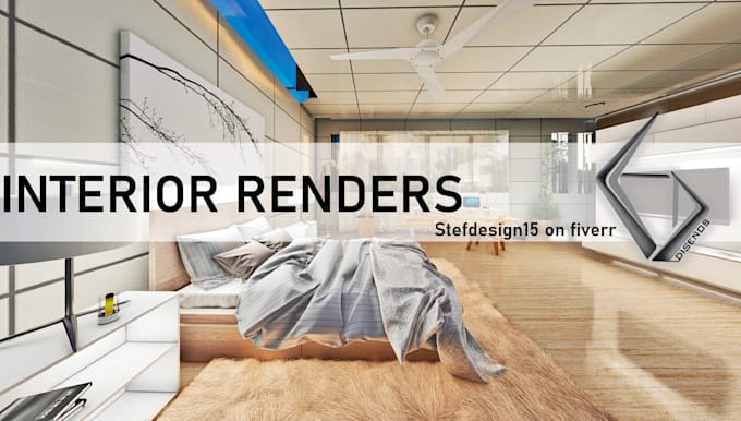 do interior render or video walkthrough for your project