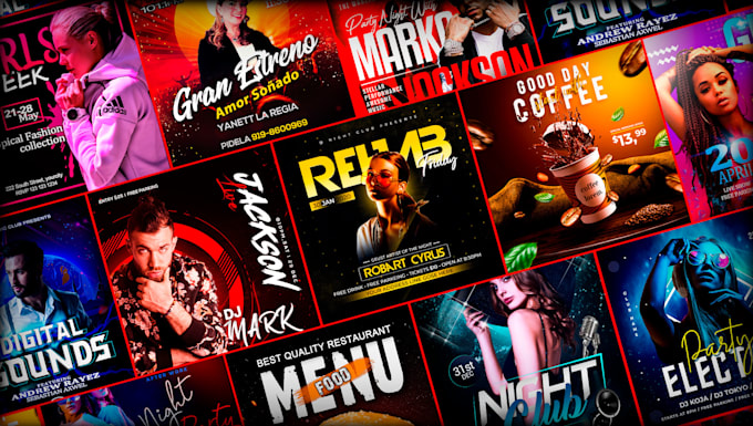 create an amazing animated flyers