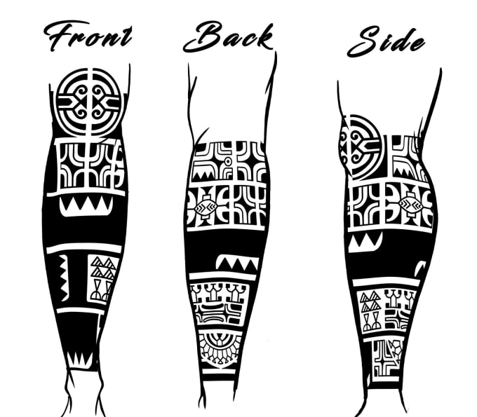 Draw a dope custom polynesian tattoo design for you by Polynesianart |  Fiverr