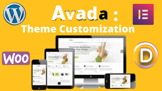 do your avada, divi expert theme customization