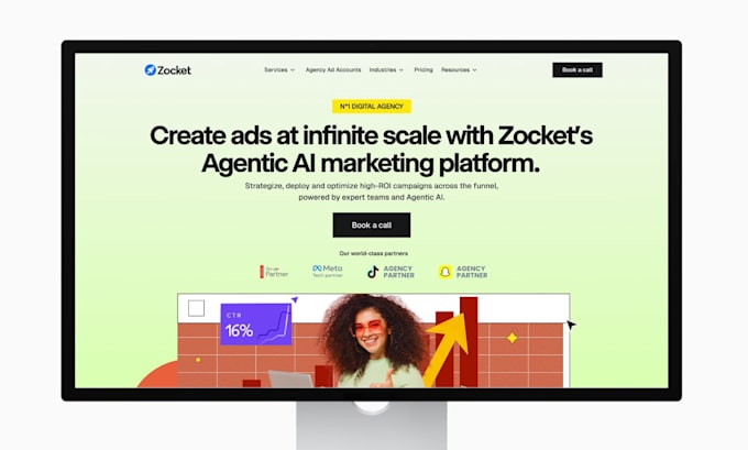 design a website in figma, UI UX, redesign