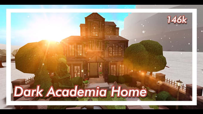 Dark Academia House Bloxburg Layout - Goimages Online