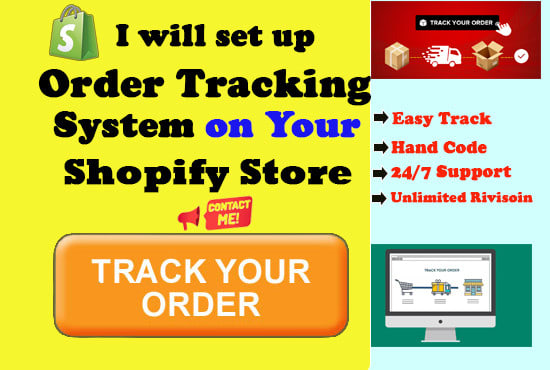 setup order tracking page or system on your shopify dropshipping ecommerce store