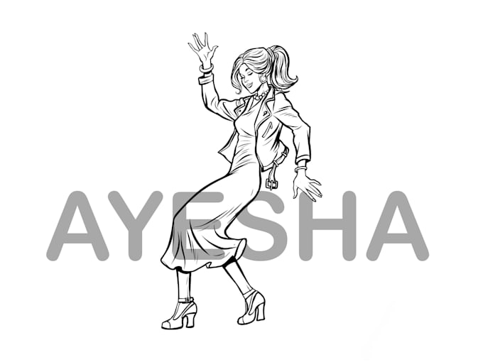 create amazing line art illustration for you