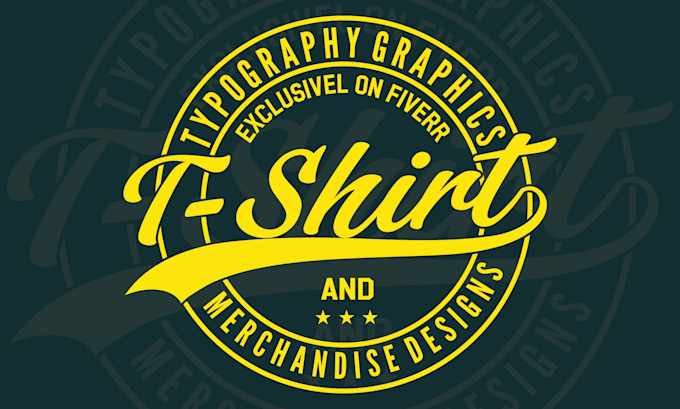 create custom typography t shirt design within 24 hours