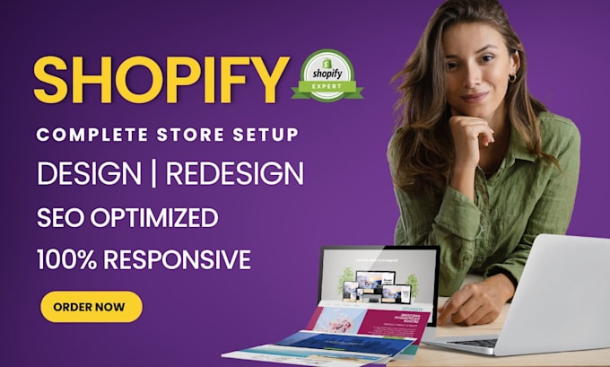 build shopify dropshipping store or shopify ecommerce website