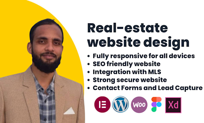create reale state business website using wordpress