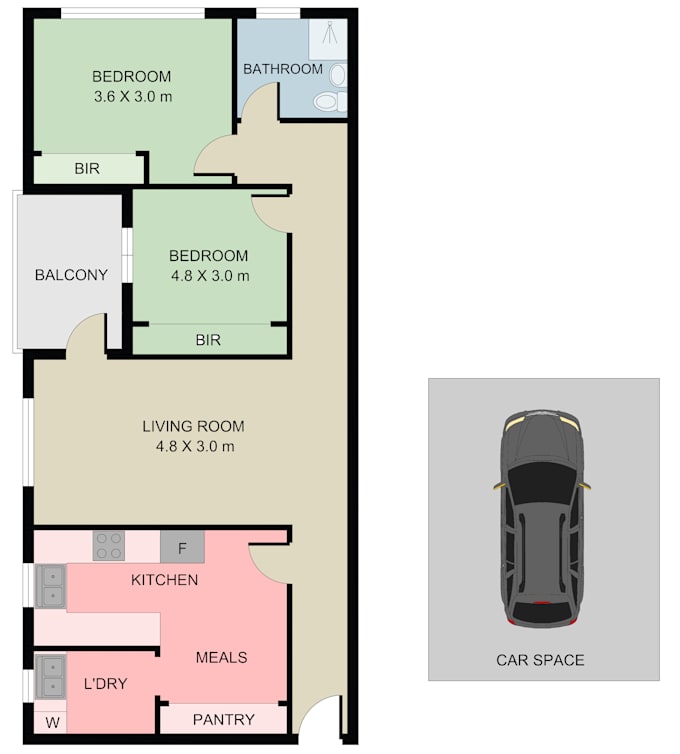 create accurate 2d floorplans for real estate listings