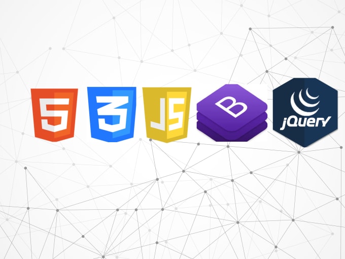 Create your custom html css javascript web pages by Adelfried_khol | Fiverr image.