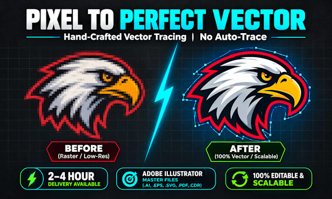 vectorize your logo or illustration
