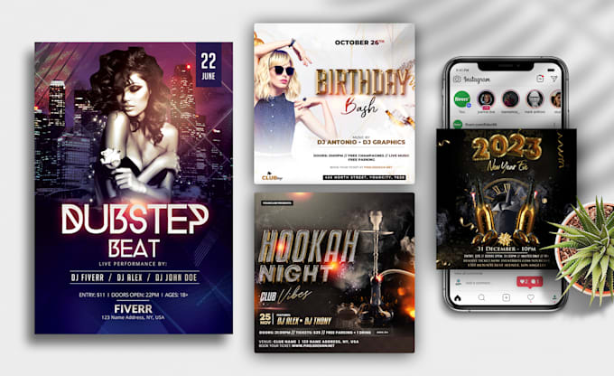design flyer or poster