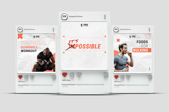 design amazing instagram feed and contents