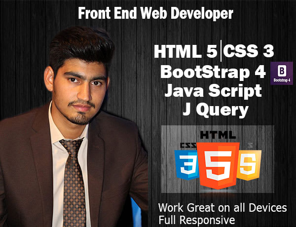 Provide you best in class frontend websites using html, css by ...