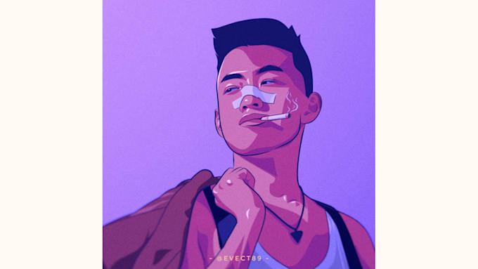 draw aesthetic cartoon style in 24 hours