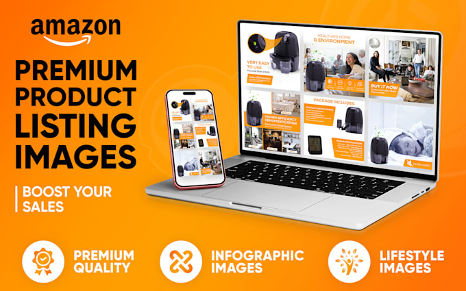 design high converting amazon product listing images and ebc