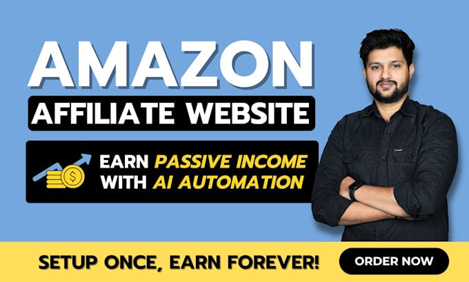 create amazon affiliate marketing website with ai automation