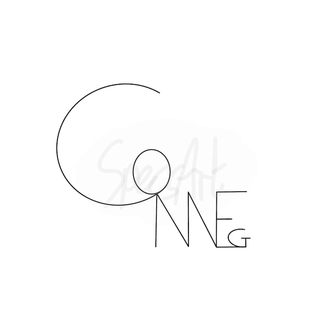 create a logo where the letters connect name or business