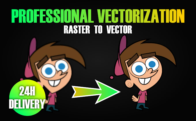 vector trace or convert to vector or upscale logo or image