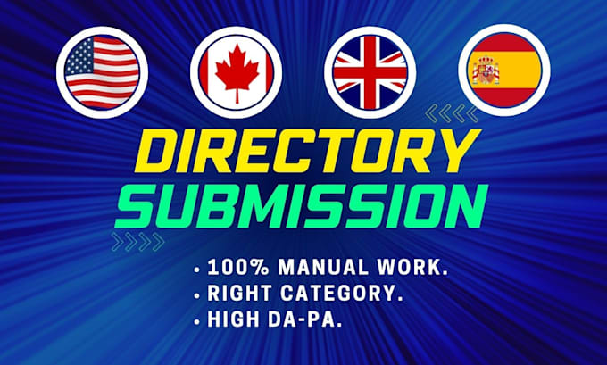 do 200 HQ manually directory submission