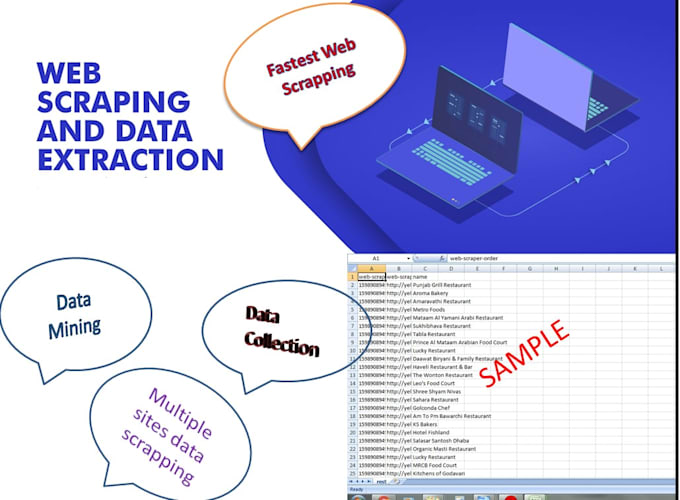 do fastest data and web scraping within a day